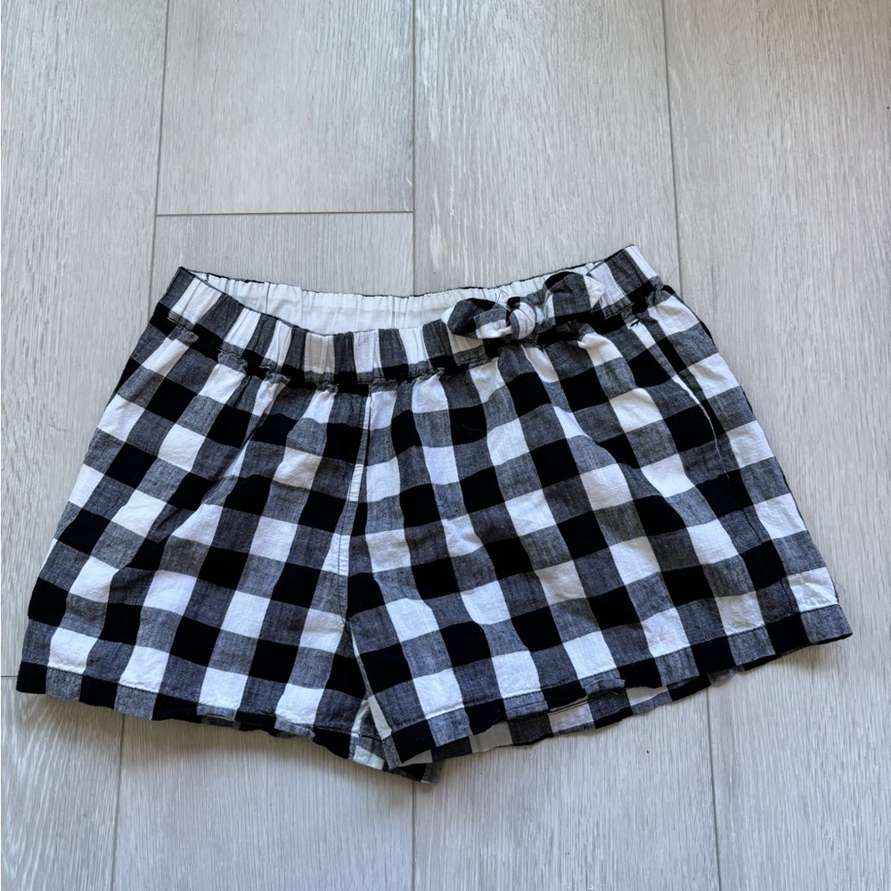 Crewcuts girls gingham shorts sz 14